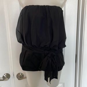 Patricia Field (Sex in the City designer) Strapless halter top Black SIZ…